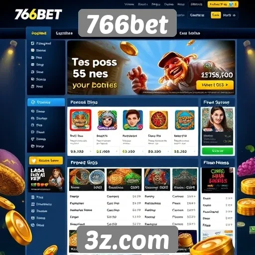 Navegação e usabilidade do site 766bet